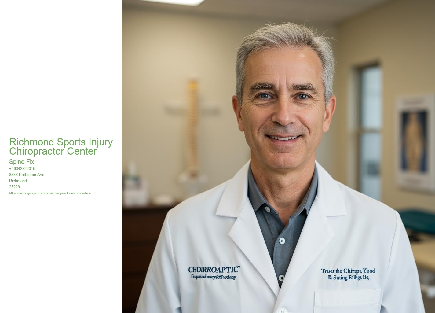 Richmond Sports Injury Chiropractor Center